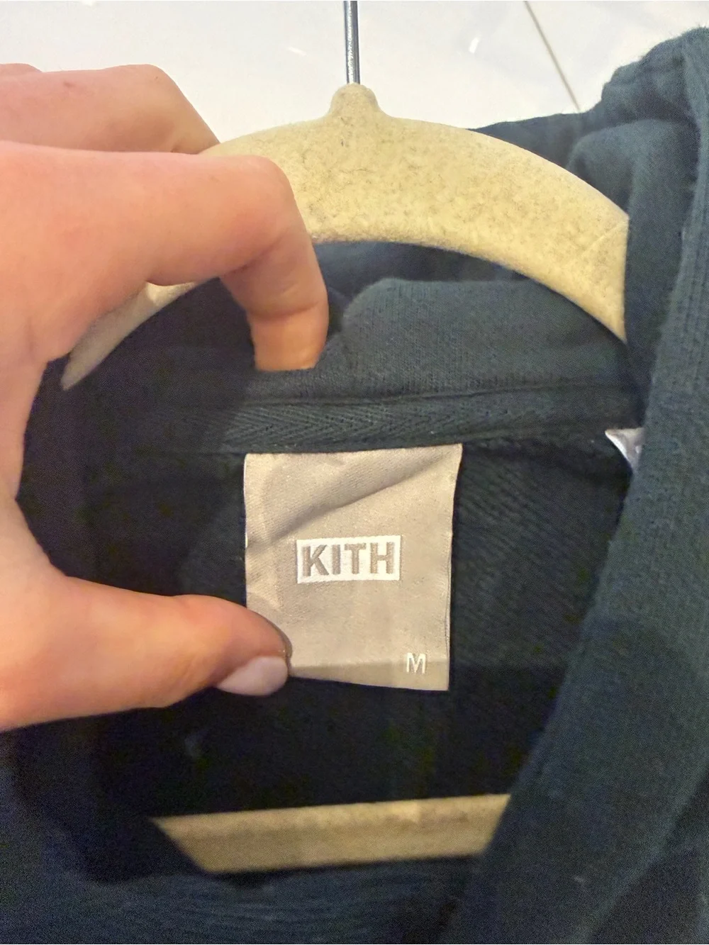 Kith New York Dark Green Logo Pullover Hoodie - Picture 5 of 7